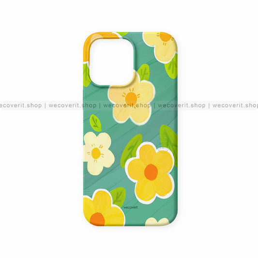 Aesthetic Yellow Flowers Floral Mobile Cover