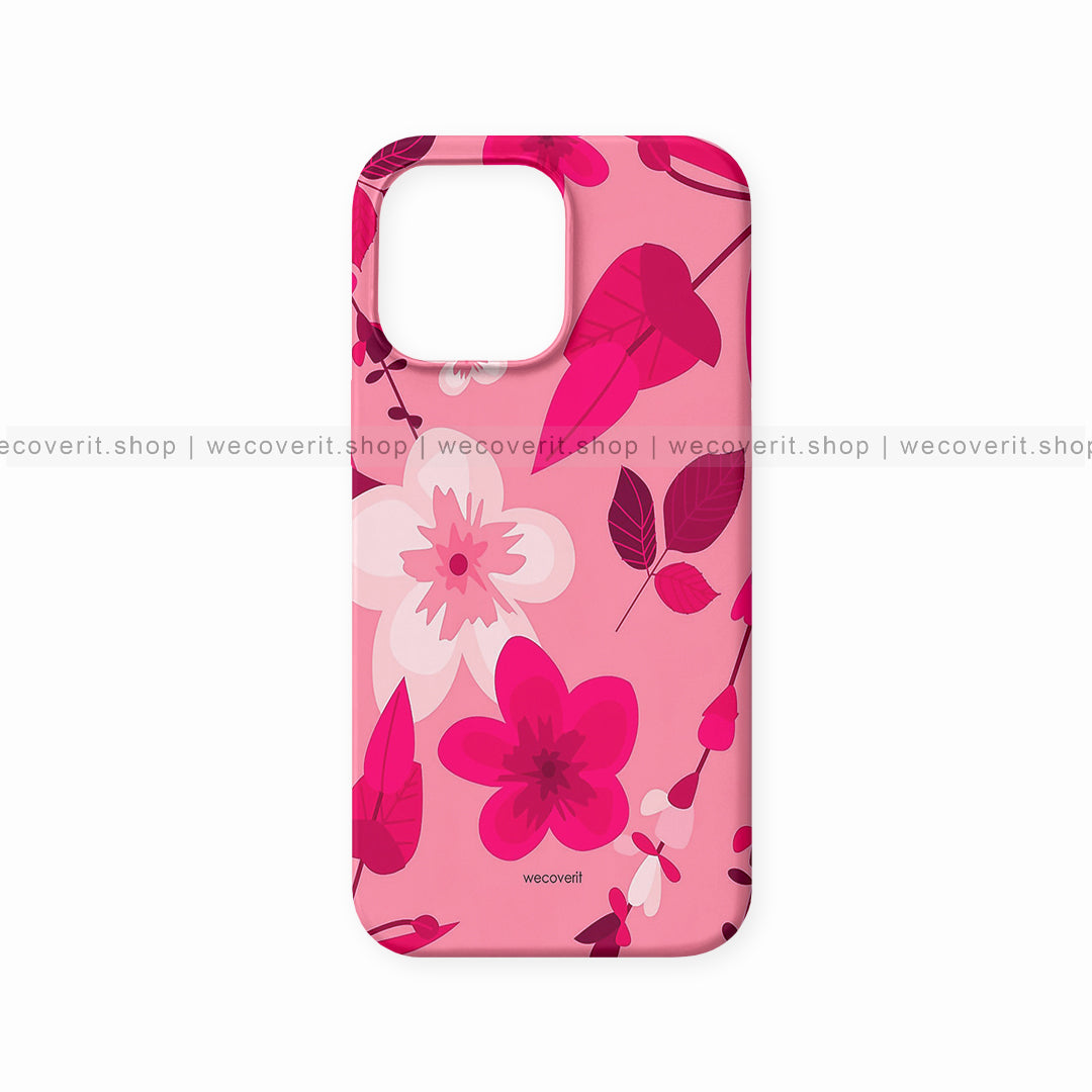 Pink Seamless Pattern Floral Mobile Cover