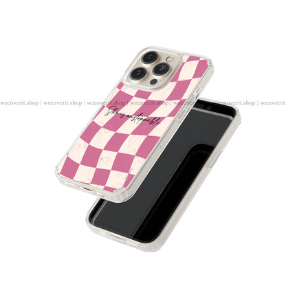 Pink Chess Soft Mobile Cover