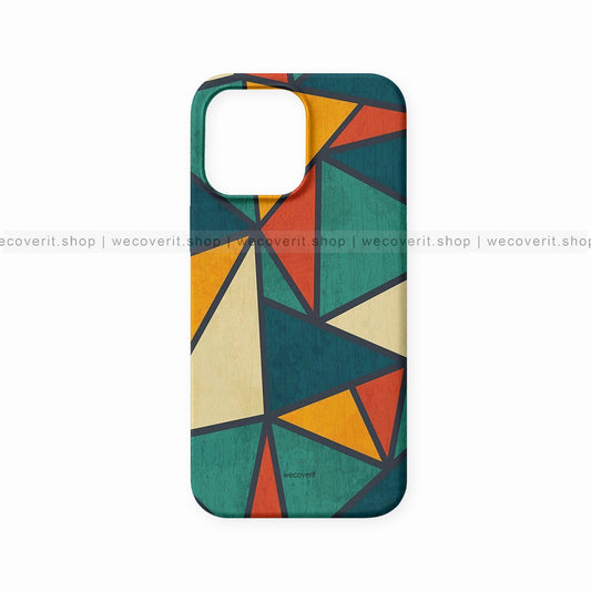 Colorized Triangles Mobile Cover