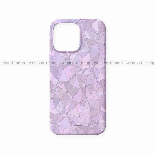 Pink Geometric Pattern Mobile Cover