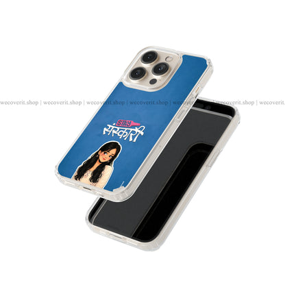 Stay Sanskari Soft Mobile Cover
