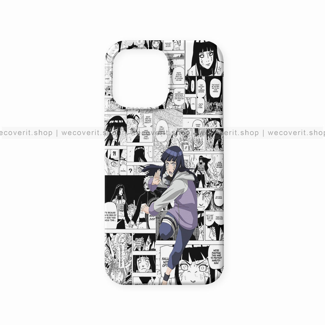 Hinata Hyuga Newspaper type (Naruto Series) Anime Mobile Cover