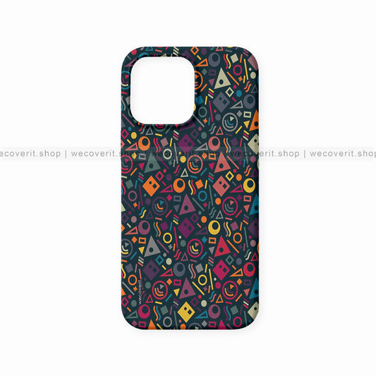 Colorful Abstract Shapes Abstract Art Mobile Cover