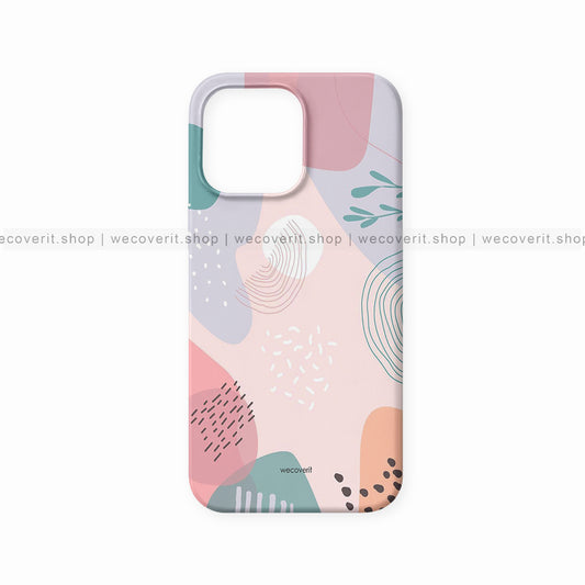 Pastel Abstract Colors Abstract Art Mobile Cover