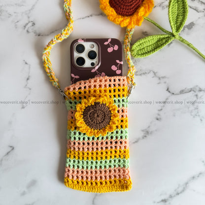 Sunshine Crochet Phone Sling