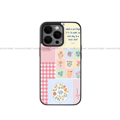 Pink Quotes Premium Glossy Phone Cover