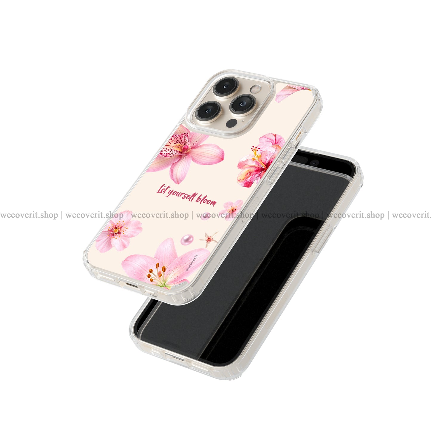 Tropical Blush Soft Mobile Cover