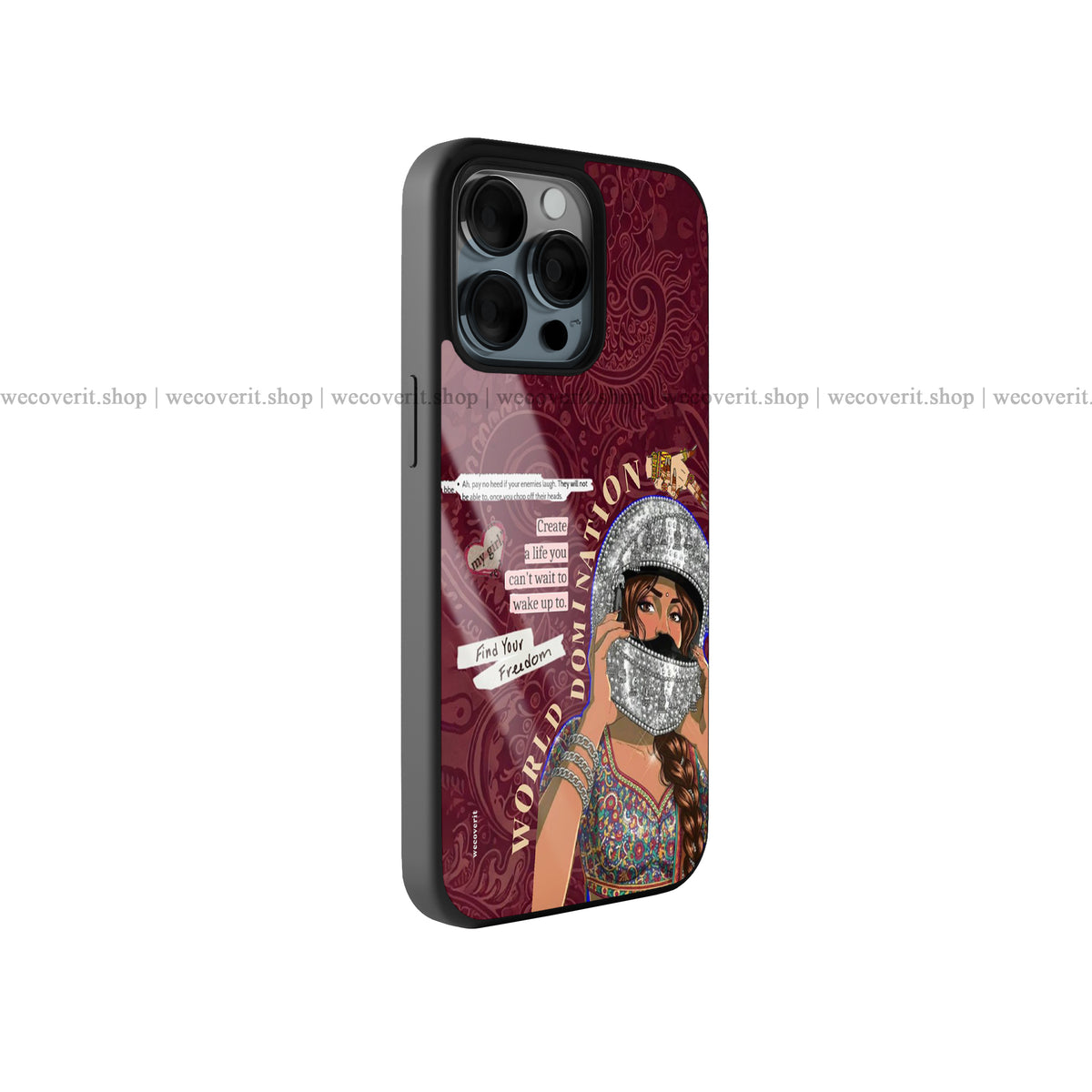 World Domination Premium Glossy Phone Cover