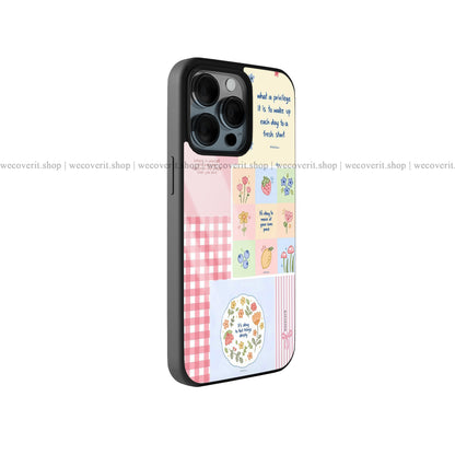 Pink Quotes Premium Glossy Phone Cover