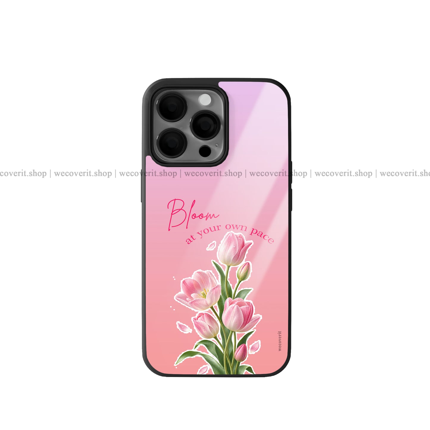Bloom at Your Own Pace Premium Glossy Phone Cover