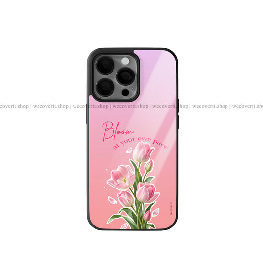 Bloom at Your Own Pace Premium Glossy Phone Cover