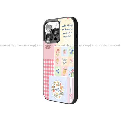 Pink Quotes Premium Glossy Phone Cover