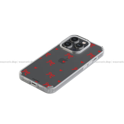 Ribbon Romance Transparent Mobile Cover
