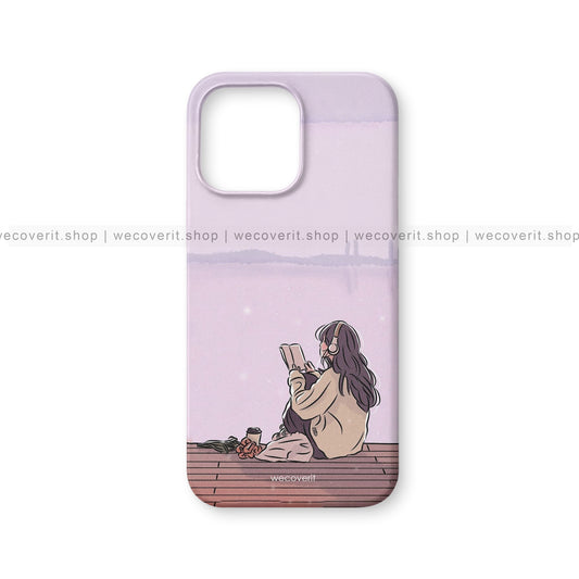 Starry Thoughts Girl Mobile Cover
