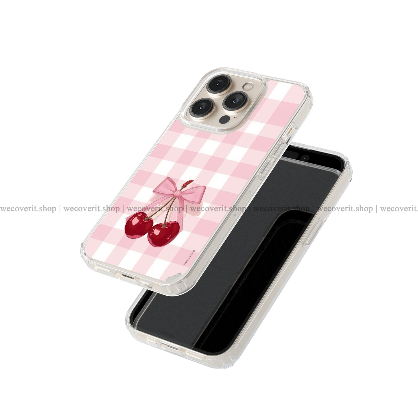 Cherry Bow Bliss Soft Mobile Cover