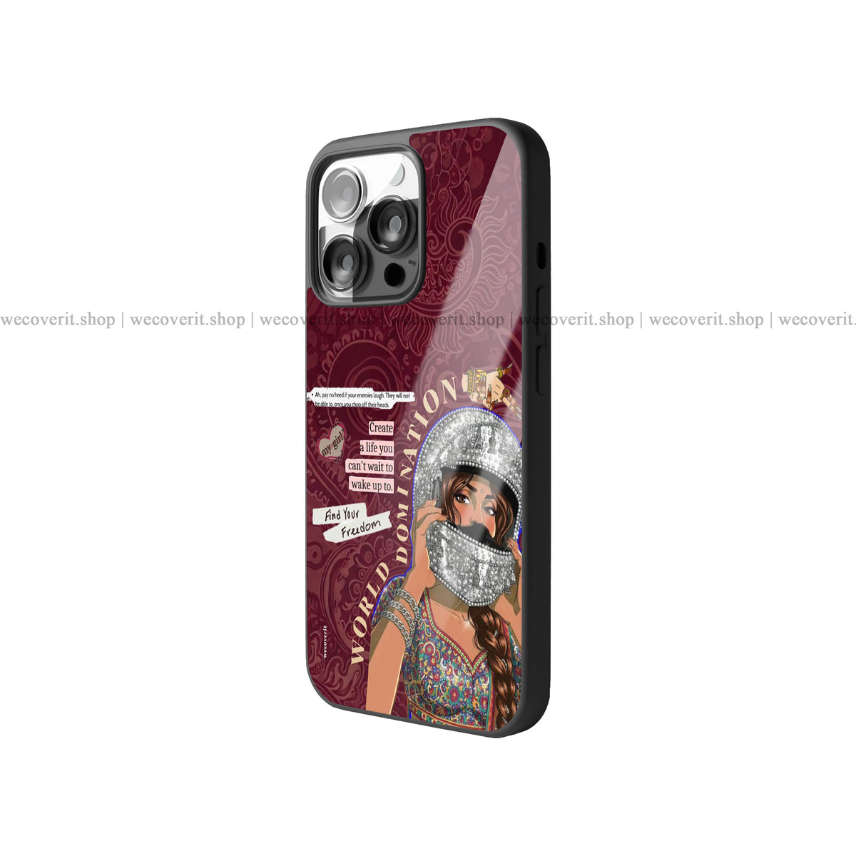 World Domination Premium Glossy Phone Cover