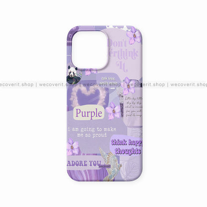 Purple Vibe Aesthetic Mobile Cover