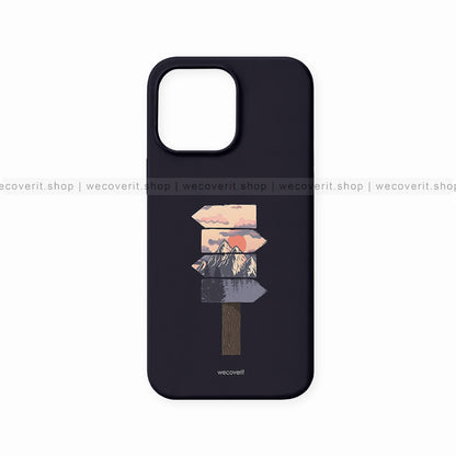 Travel Directions Black BG Travel Mobile Cover