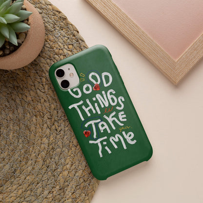 Good Things Takes Time Aesthetic Quotes Cover