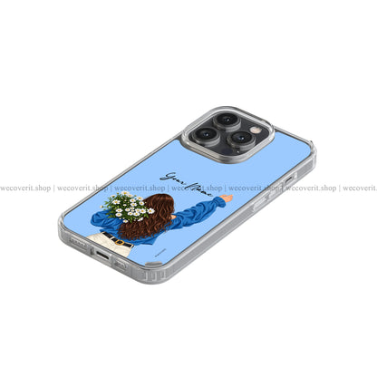 Free Spirit Blooms Illustration Soft Mobile Cover