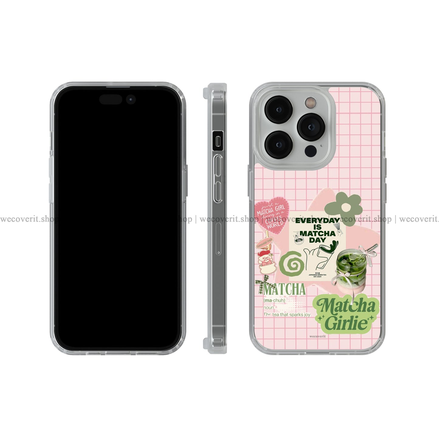 Matcha Day Soft Mobile Cover