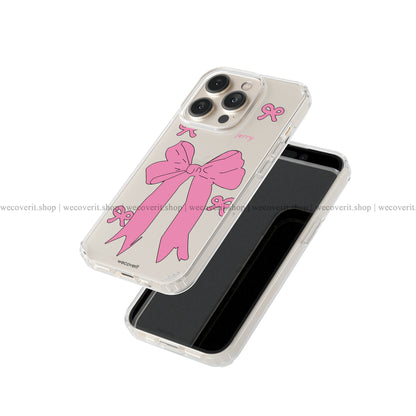 Pretty In Pink Transparent Mobile Cover