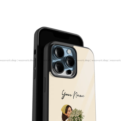 Daisy Daydream Illustration Premium Glossy Phone Cover