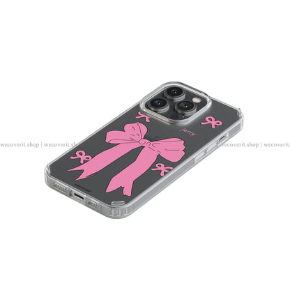 Pretty In Pink Transparent Mobile Cover