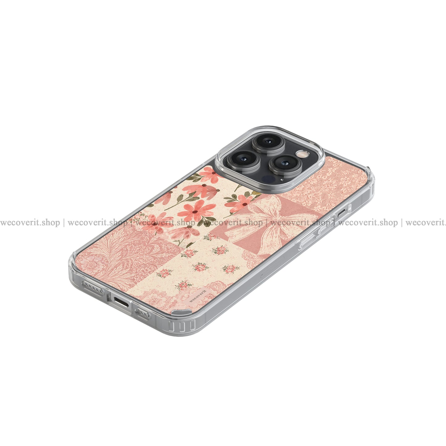 Blush Bow Garden Soft Mobile Cover