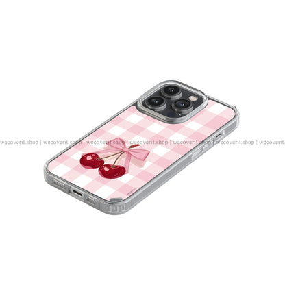 Cherry Bow Bliss Soft Mobile Cover