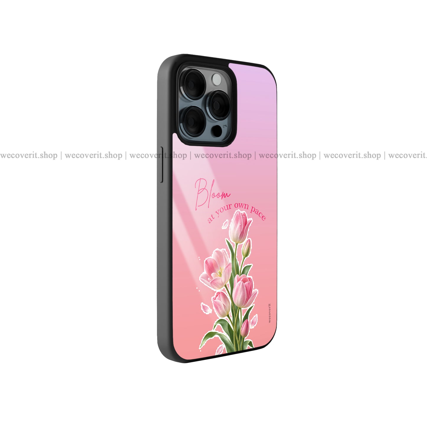 Bloom at Your Own Pace Premium Glossy Phone Cover