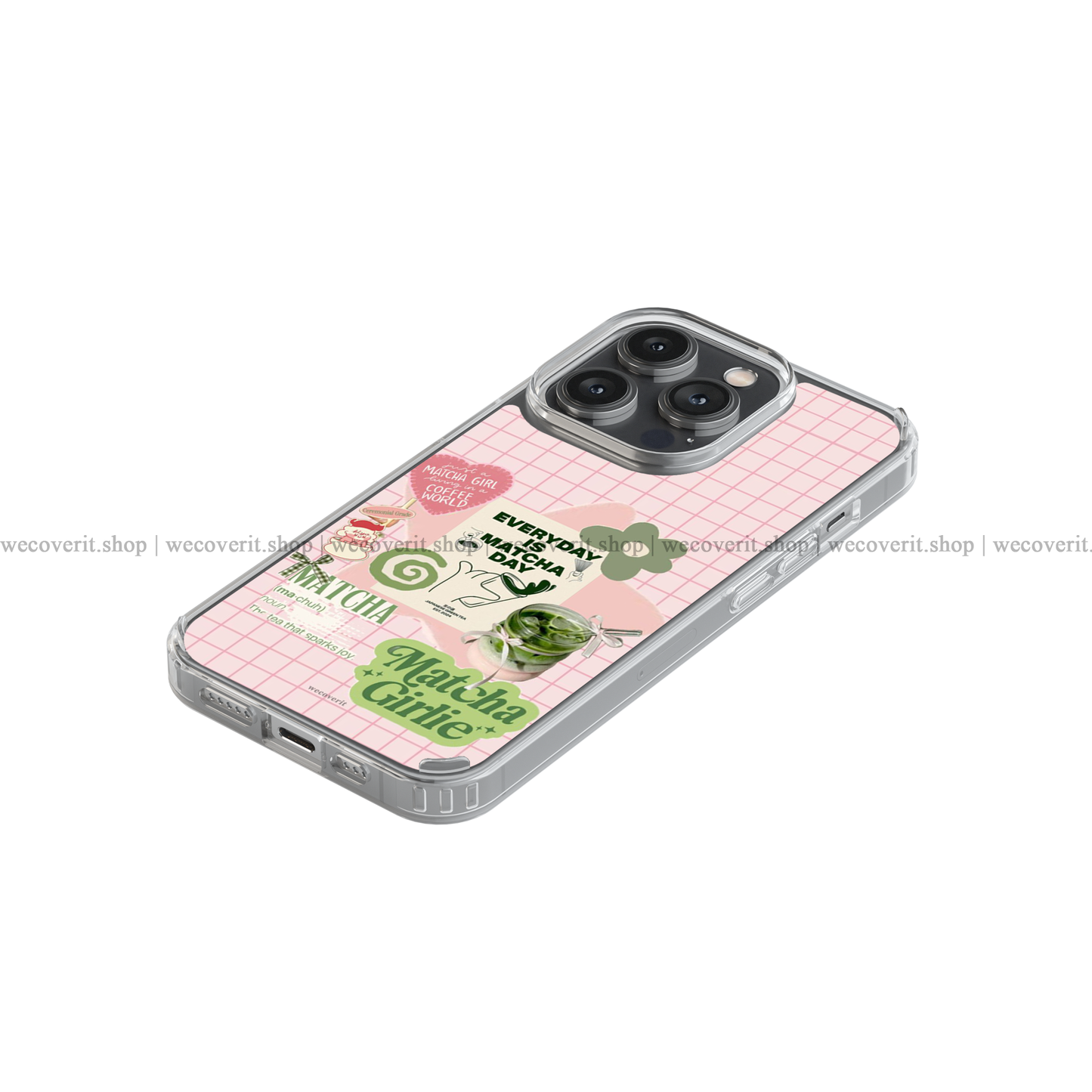 Matcha Day Soft Mobile Cover