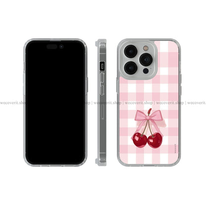 Cherry Bow Bliss Soft Mobile Cover