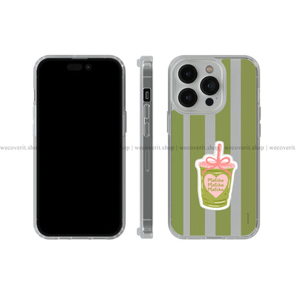 Matcha Love transparent Mobile Cover