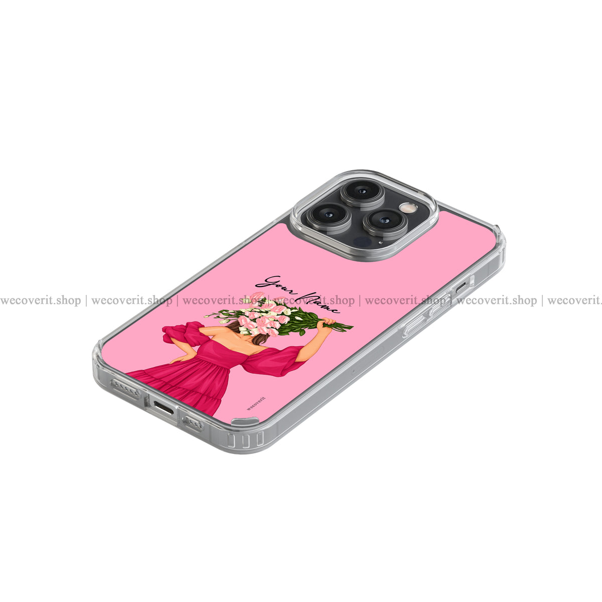 Floral Queen Illustration Soft Mobile Cover