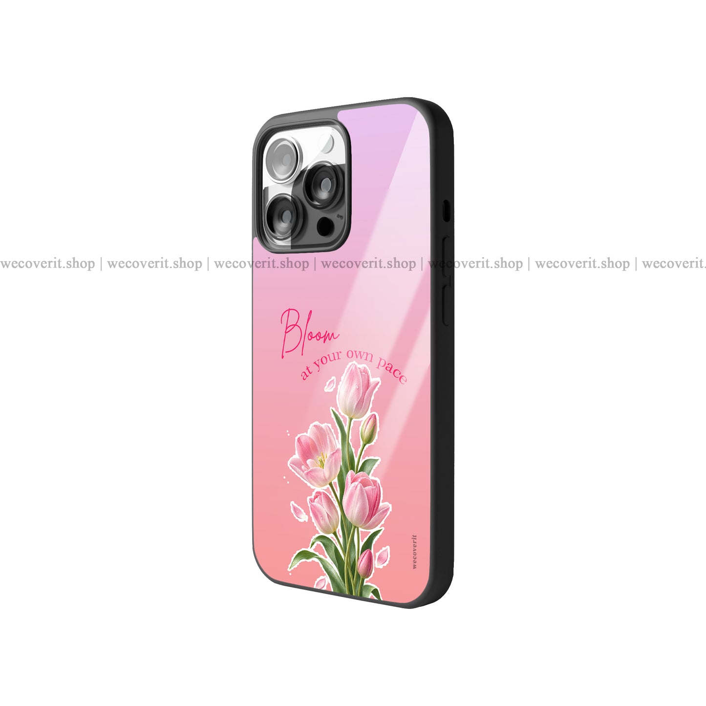 Bloom at Your Own Pace Premium Glossy Phone Cover