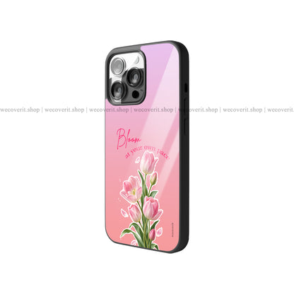 Bloom at Your Own Pace Premium Glossy Phone Cover