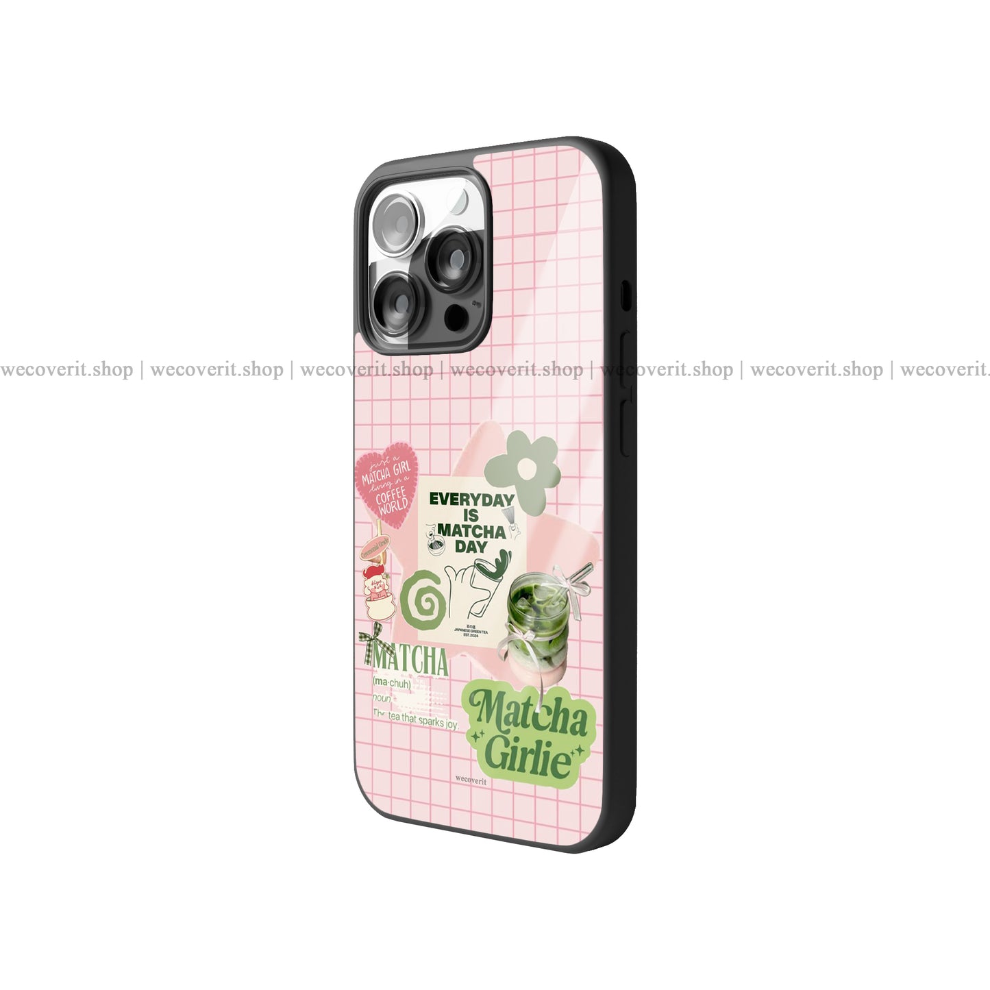 Matcha Day Premium Glossy Phone Cover