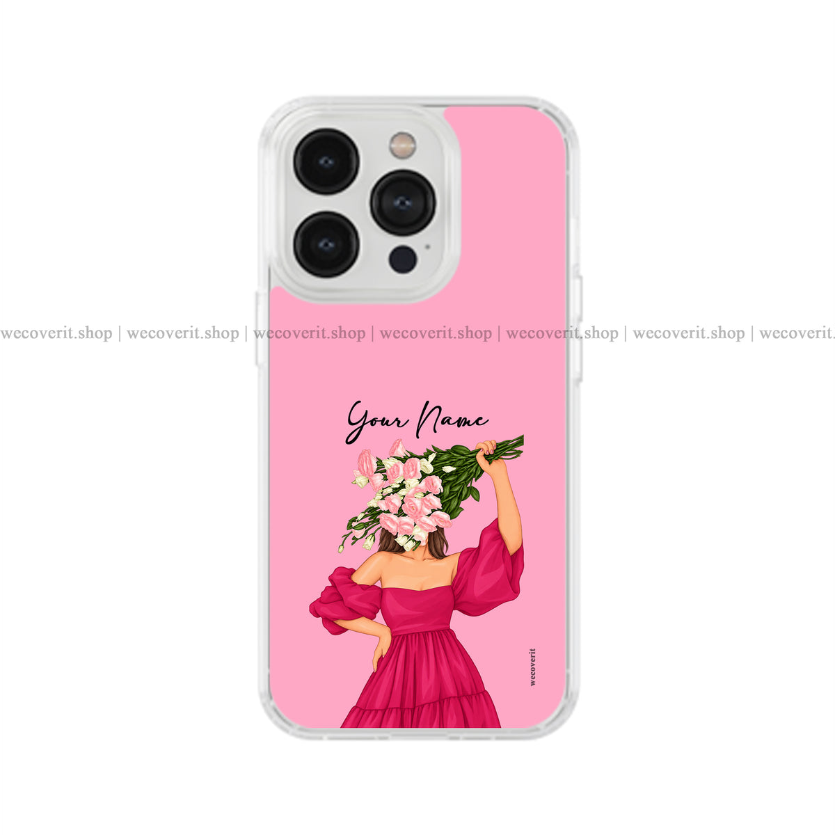 Floral Queen Illustration Soft Mobile Cover