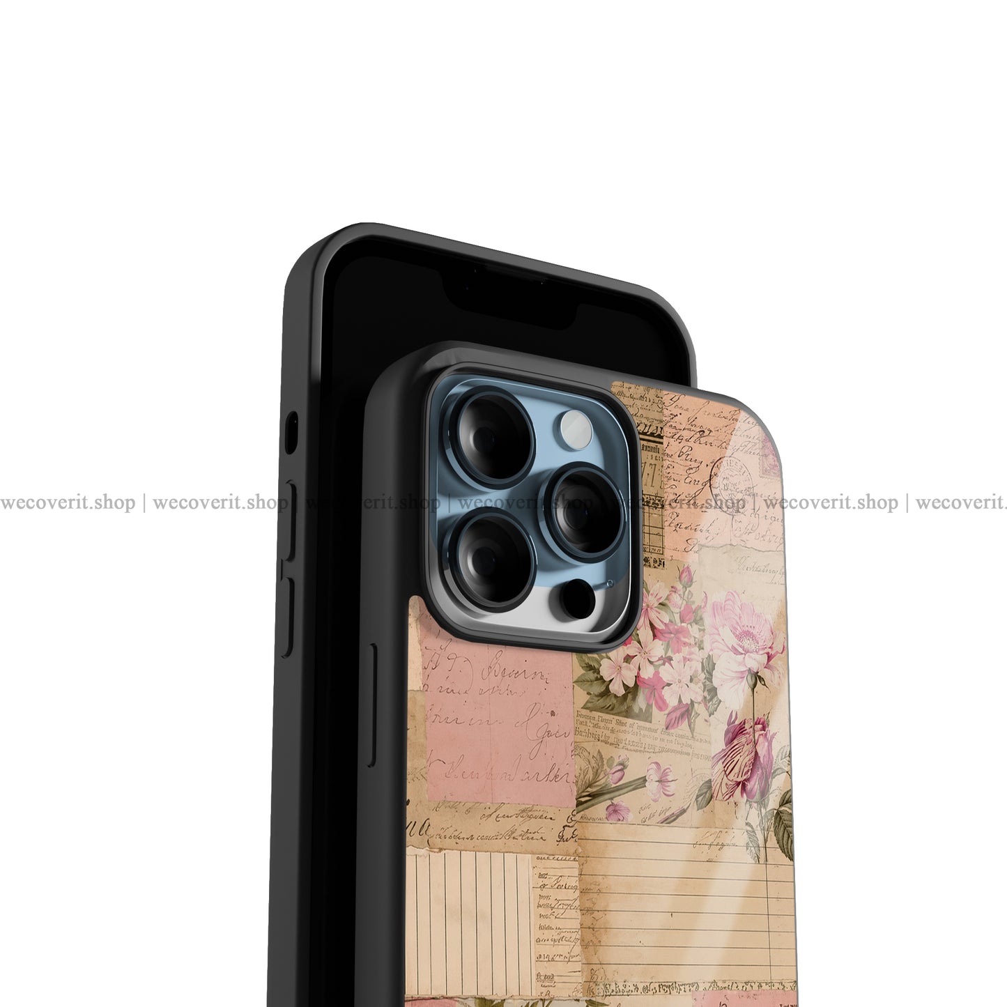 Antique Rose Diary Premium Glossy Phone Cover
