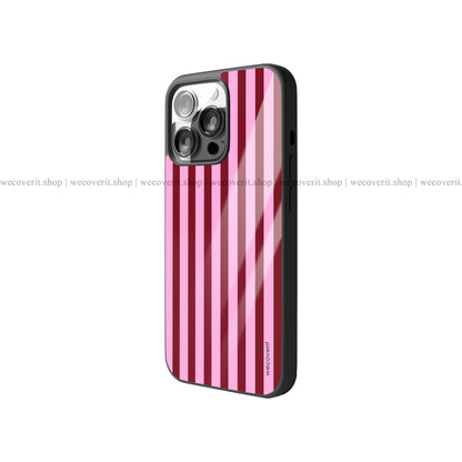 Blush Line Aesthetic Premium Glossy Phone Cover