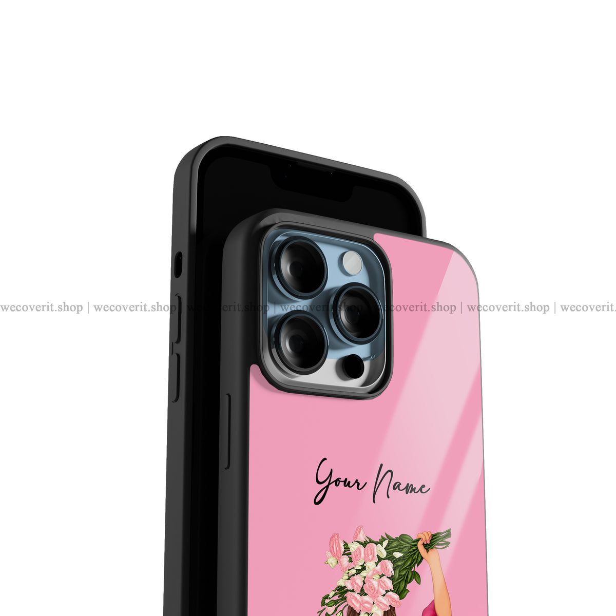Floral Queen Illustration Premium Glossy Phone Cover