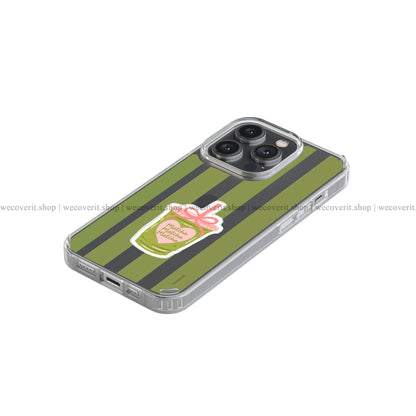 Matcha Love transparent Mobile Cover