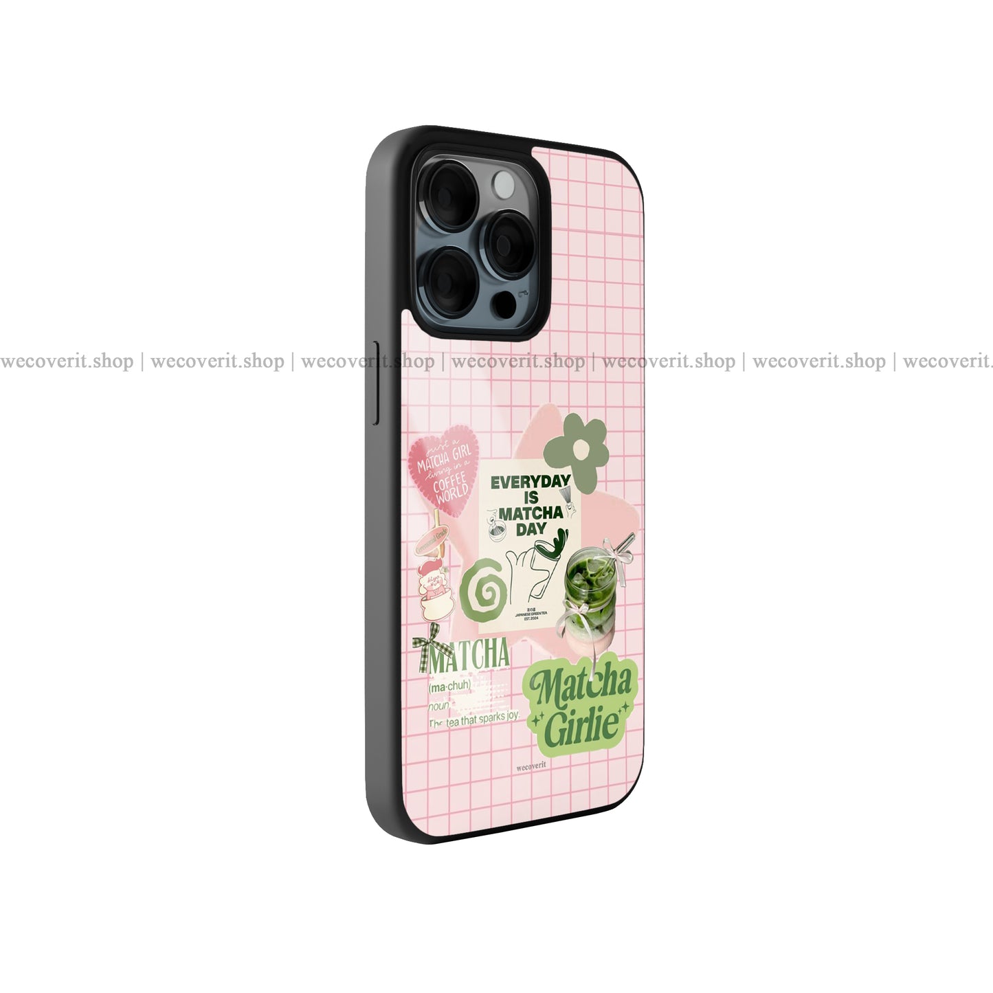 Matcha Day Premium Glossy Phone Cover