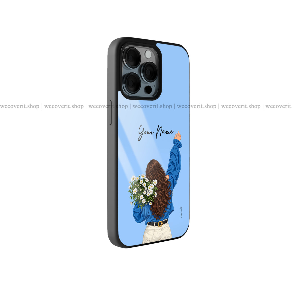 Free Spirit Blooms Illustration Premium Glossy Phone Cover