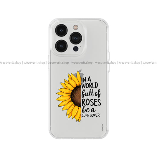 Sunflower World Soft Mobile Cover