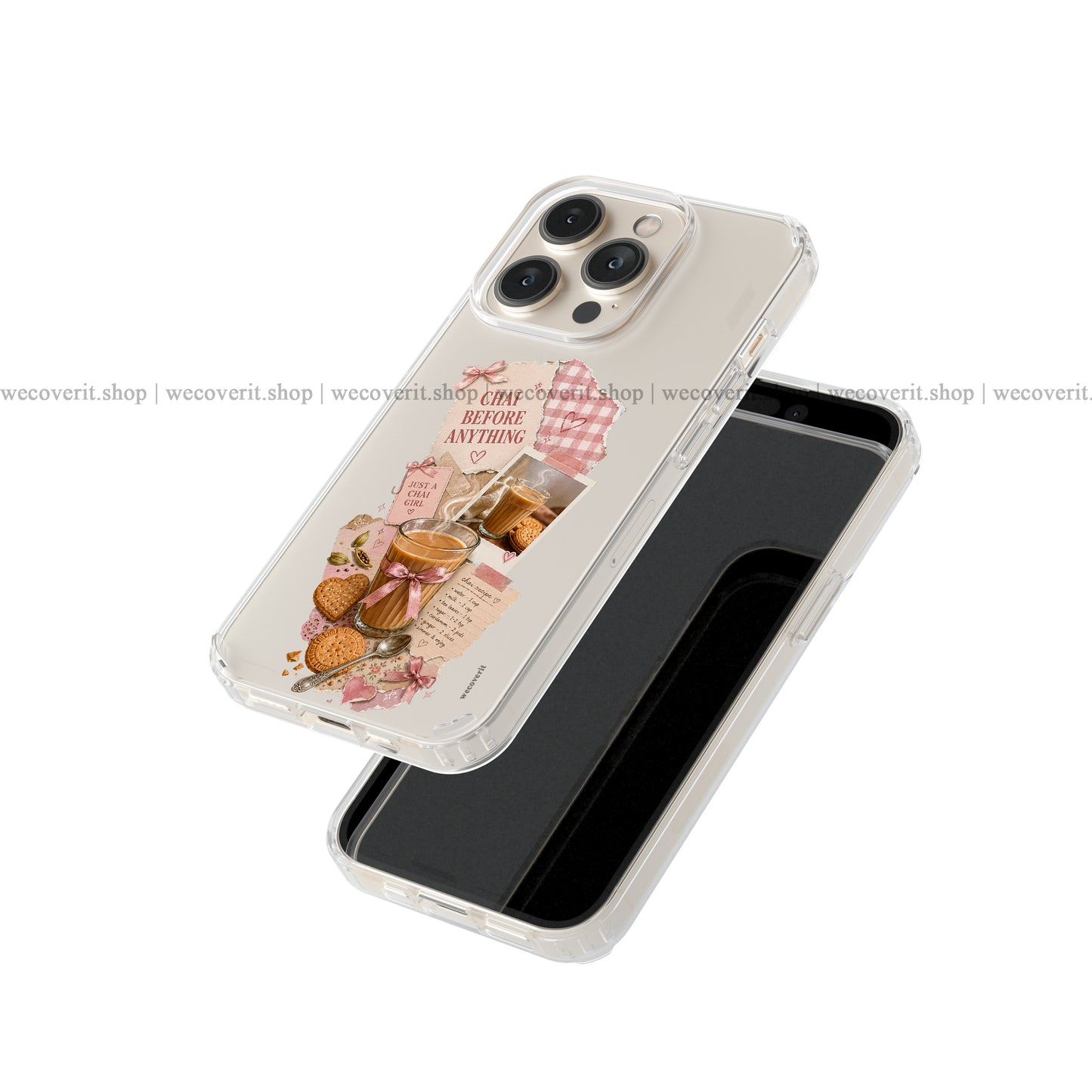 Chai First transparent Mobile Cover