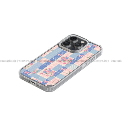 Blueberry Bow Patch Soft Mobile Cover