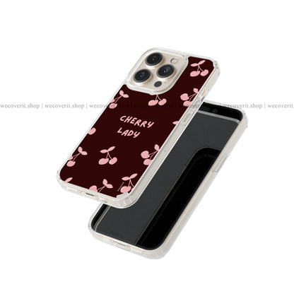 Cherry Lady Soft Mobile Cover